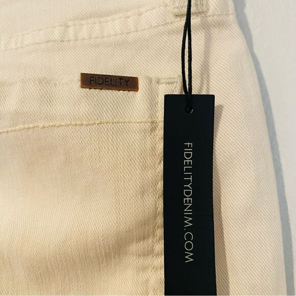 Fidelity Axl Twill Bone Relaxed Skinny Jeans Size 26x31 - Picture 4 of 8